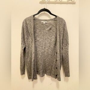 American Eagle Grey Knit Cardigan